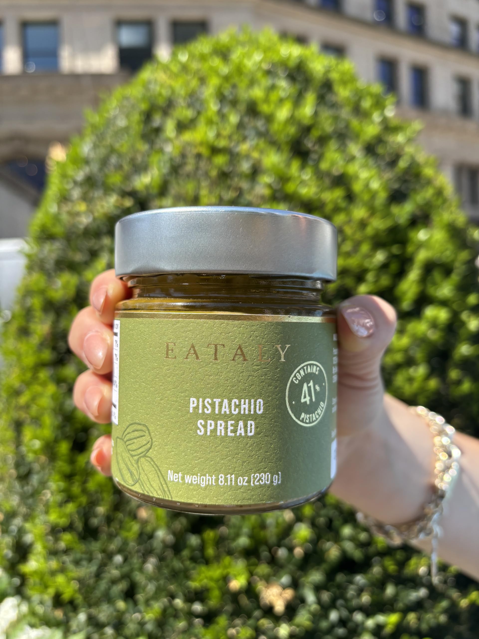 Eataly Pistachio Spread Crema Spalmabile Pistacchio- Made in Italy 230g 8 1oz Jar 1-Pack — view 5
