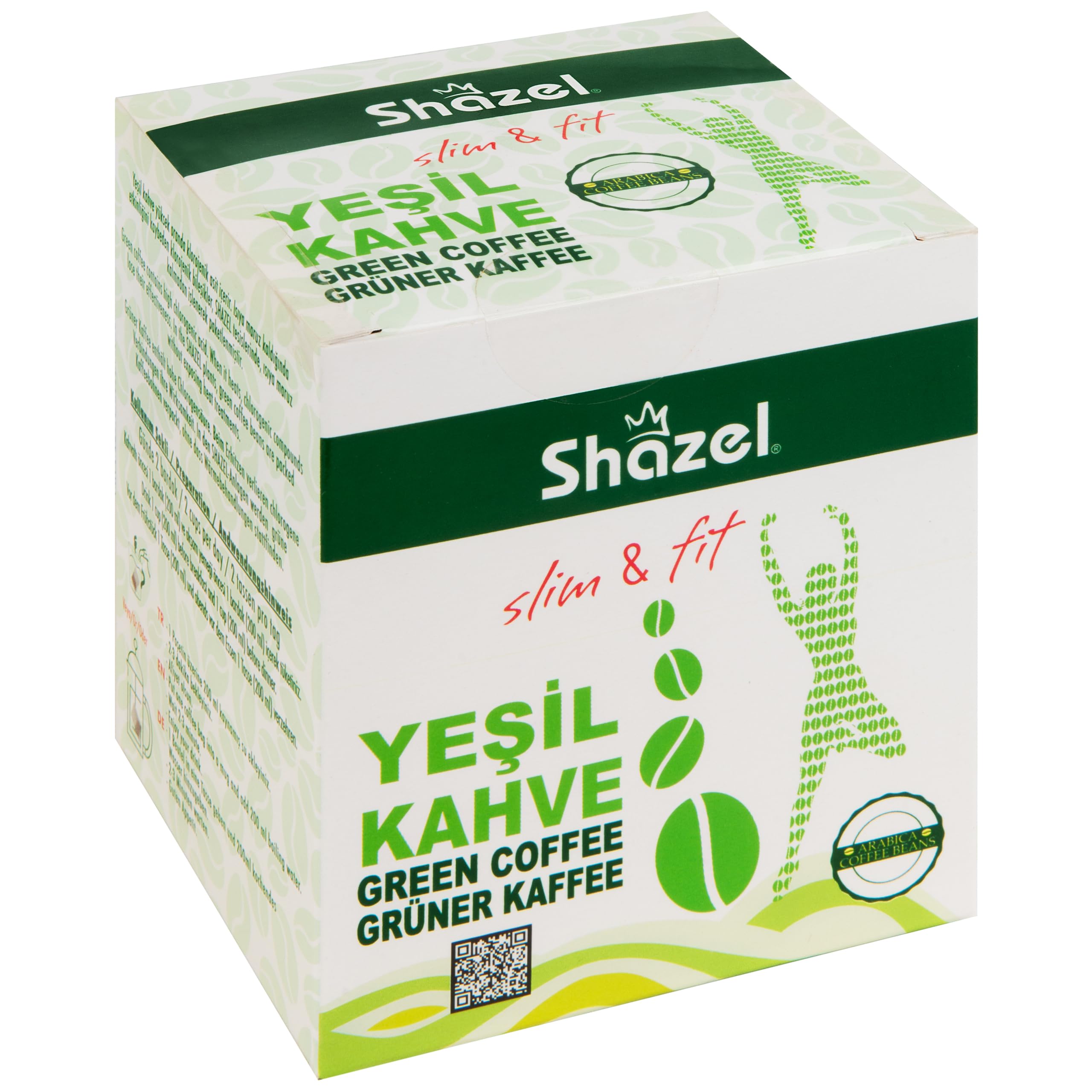 Shazel Yeşil Kahve Collagen - 10 gr. 12'li Kutu