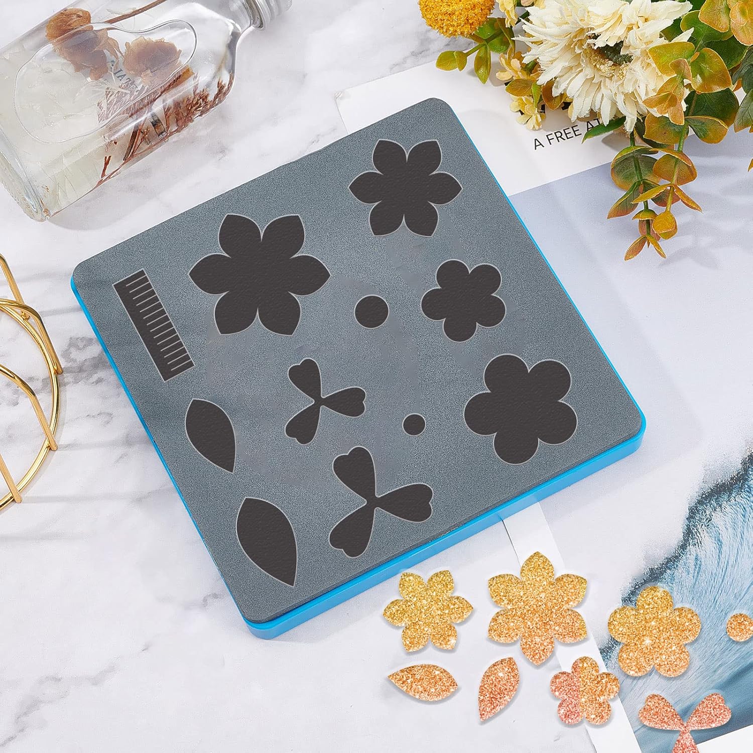 SUPERDANT Flower Leather Cutting Wedding Flower Dies Wooden Die Cuts Fabric Cutting Mold Template DIY Scrapbooking Craft Album Decorative Embossing Paper Dies for Card Making - Image 3