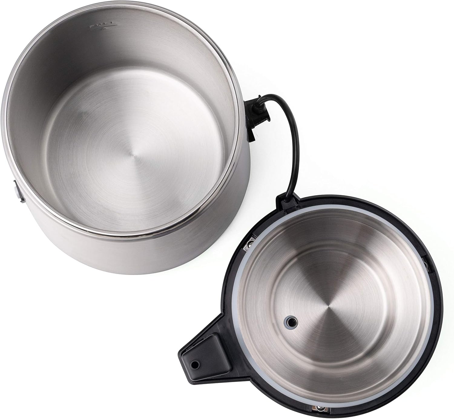 Megahome Distiller with lid removed, showing interior