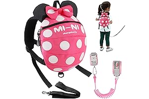 4 in 1 Cute Mickey Mouse Toddler Walking Harness with Anti-Lost Leash