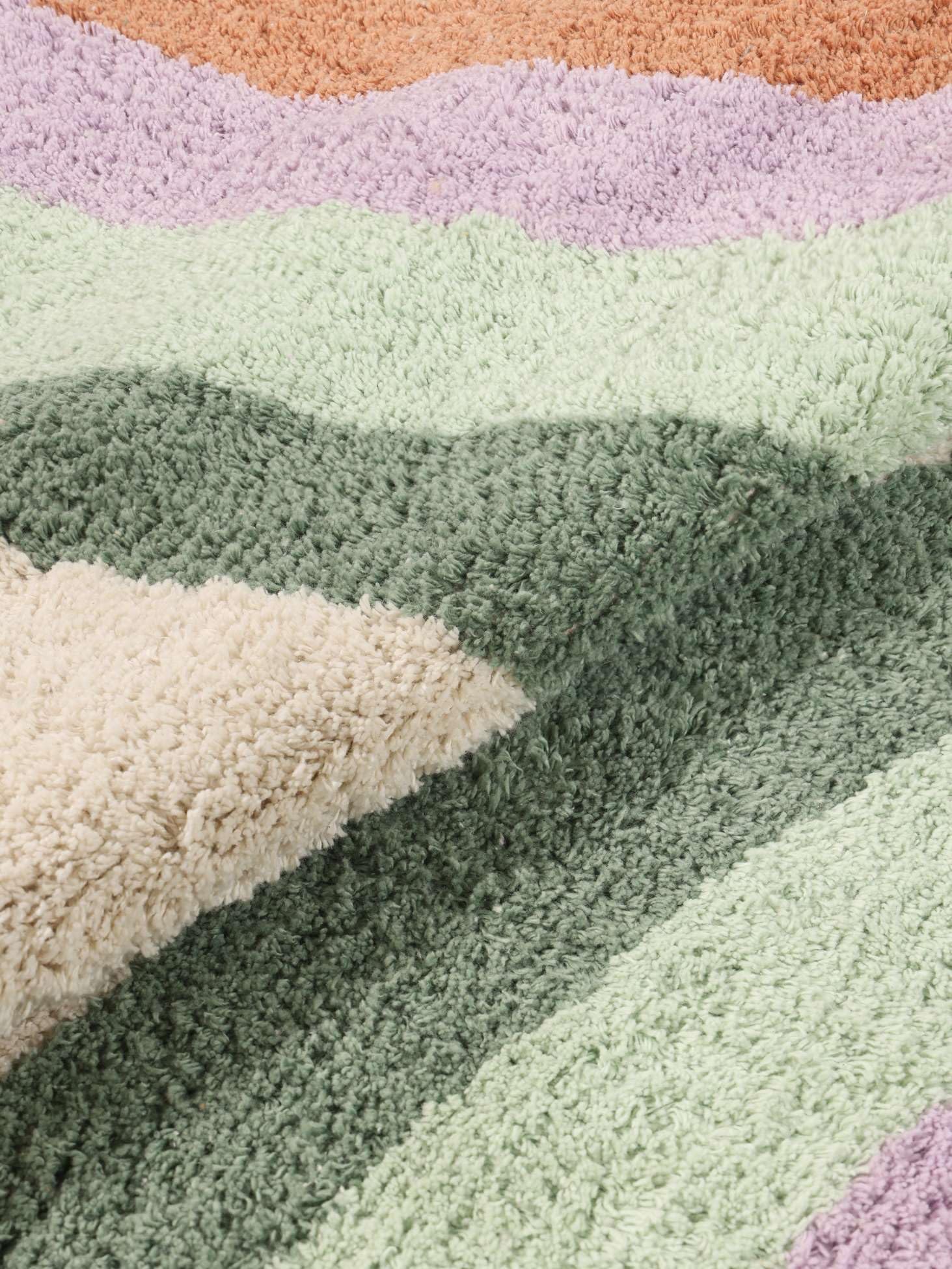RugVista Rainbow, Tapis pour Enfants, Modernes Enfants, 100 x 160 cm, Rectangulaire, Poil Ras, Chambre d'enfant, Lavage en Machine, sans Produits Chimiques Dangereux, Off Blanc/Multi