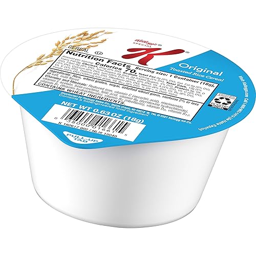 Special K Cereal, original, tazones para servir individualmente de 0.63 onzas (paquete de 96)