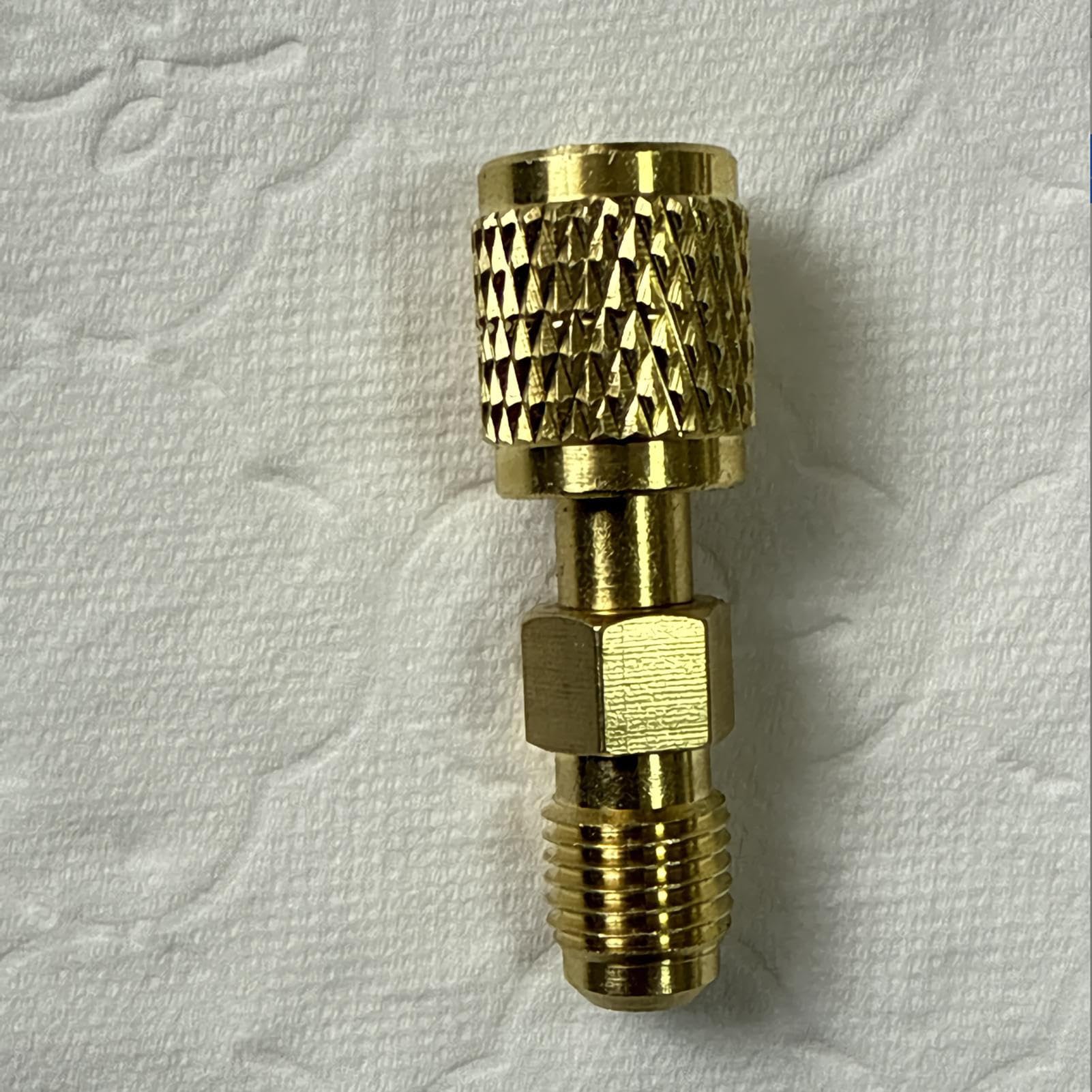 Adattatore Filettato per Bombole di Refrigerante | Adattatore per Sistemi di Refrigerazione AC,Attacco Con Filettatura Inversa, Connettitore Da 6 Mm Per Ricarica Climatizzatori Split