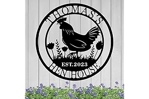 Custom Chicken Coop Signs: Personalize Your Hen Haven
