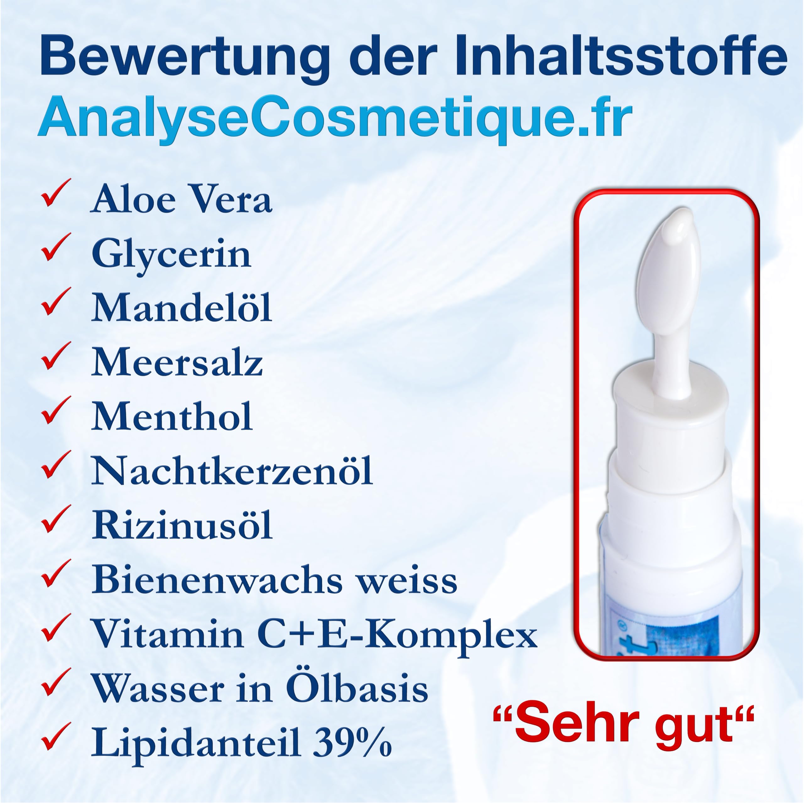 Dline Nasanfit Nasencreme, Pflegecreme Für Trockene Bis Sehr Trockene Sensible Irritierte Nasenschleimhaut, W/O, Lipid 39%, Airless-Spender Mit Applikator (1 X 10 Ml)