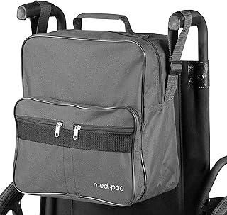Bolso De Lujo Para Silla De Ruedas – Se Sujeta A Las Manillas Para Ofrecer Un Almacenamiento Útil Y Conveniente