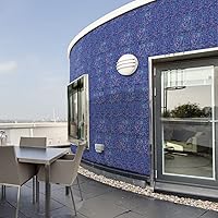 Vista 4 de 10 azulejos de mosaico cuadrado de mármol para baños y paredes exteriores, piscinas, etc.