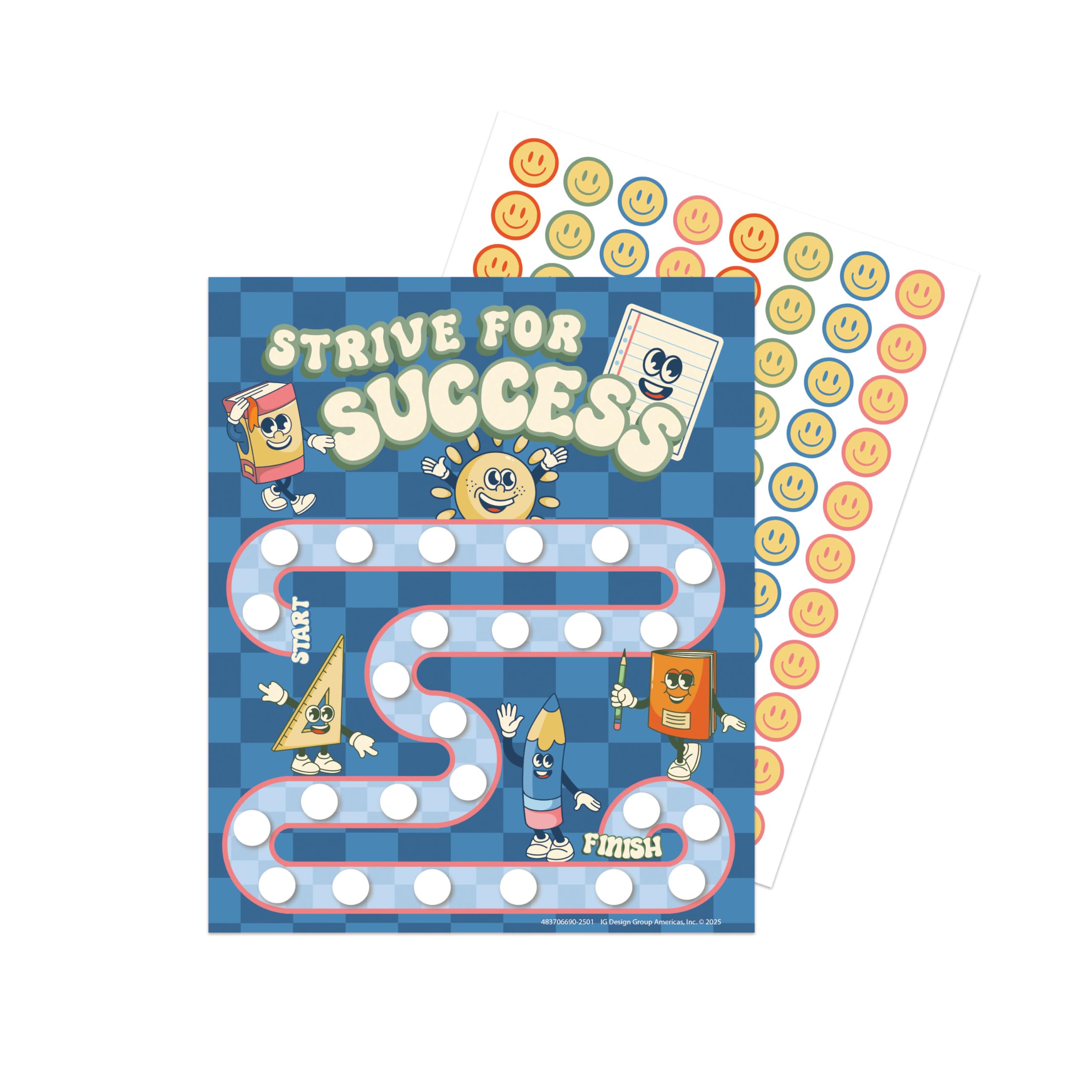 Eureka 837069 S'Cool Era Mini Student Belohnungsaufkleber für Schule, 12,7 x 15,2 cm, mehrfarbig, 36 Diagramme und über 700 Aufkleber
