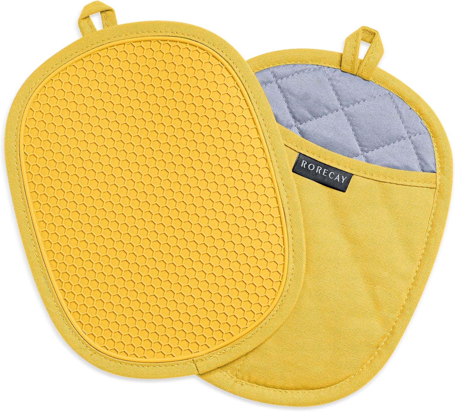 Rorecay Silicone Pot Holders Sets Heat Resistant Oven Hot