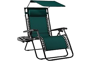 Best Choice Products Reclining Folding Chair for Outdoor and Patio Use