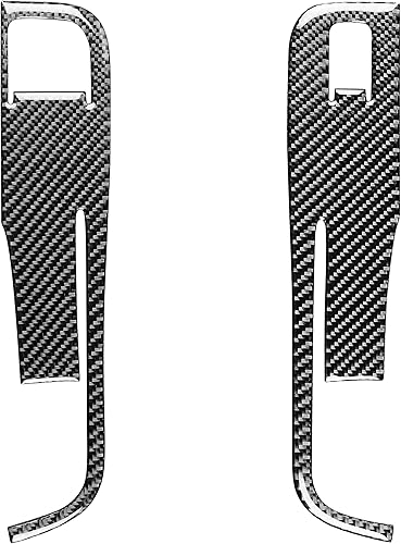 Miniatura 2 de Fibra de carbono real de alta calidad compatible con ChevroletChevy Camaro 2010 2011 1SS 2SS 1LT 2LT 1LS 2LS SS LT LS Coupe puerta lateral ventana