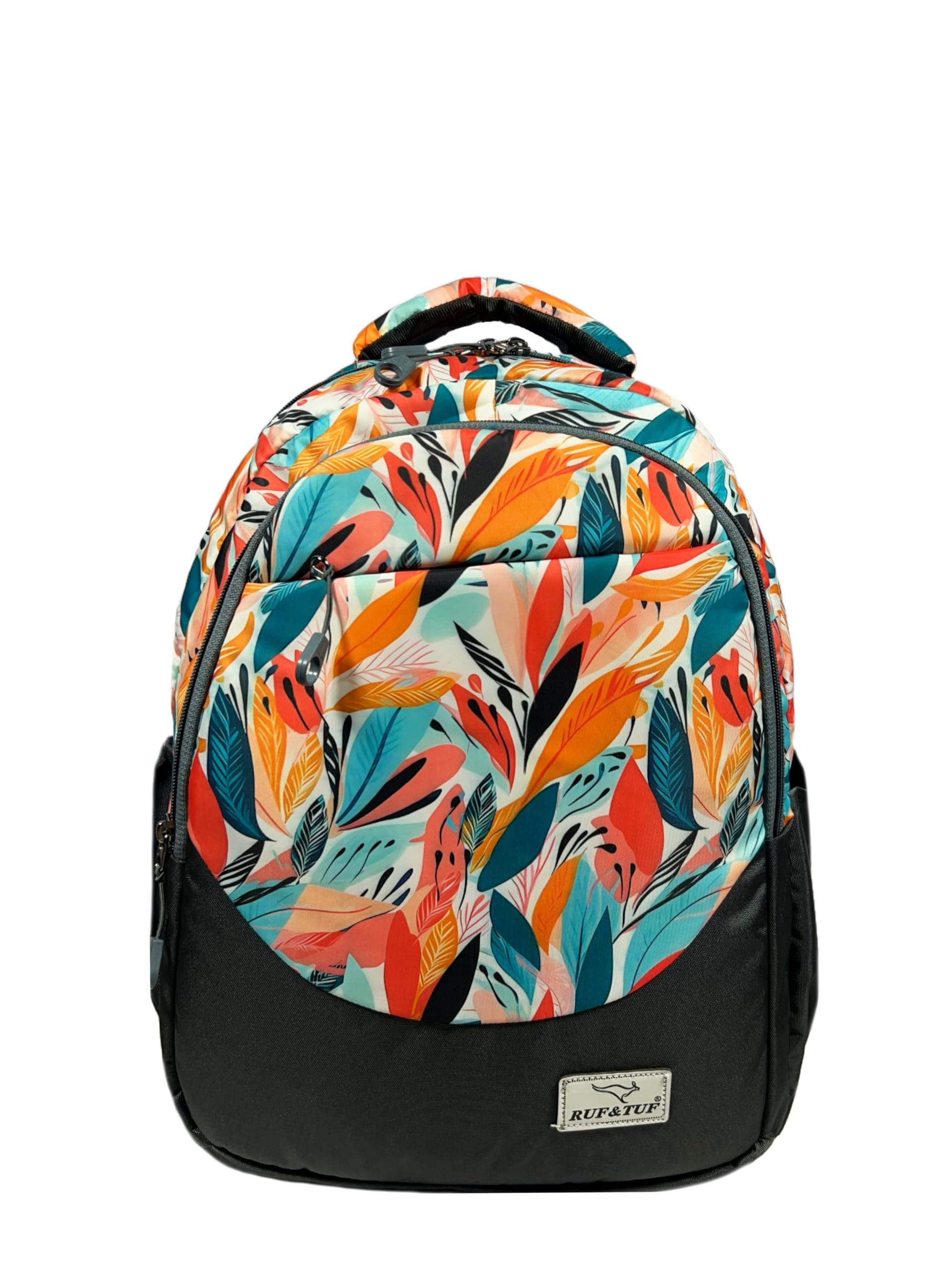 RUF & TUF 30 L Printed Laptop Backpack for College, School, Office | Waterproof Multifunctional Travel Bag | Stylish, Casual Bag for Girls & Boys (Multicolor) (B0D123HG51) Amazon Price History, Amazon Price Tracker