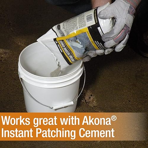 Miniatura 5 de Akona Aditivo de unión de hormigón - Fortalecedor líquido de hormigón y agente de unión, acrílico, aumenta la resistencia en clima frío, mezcla
