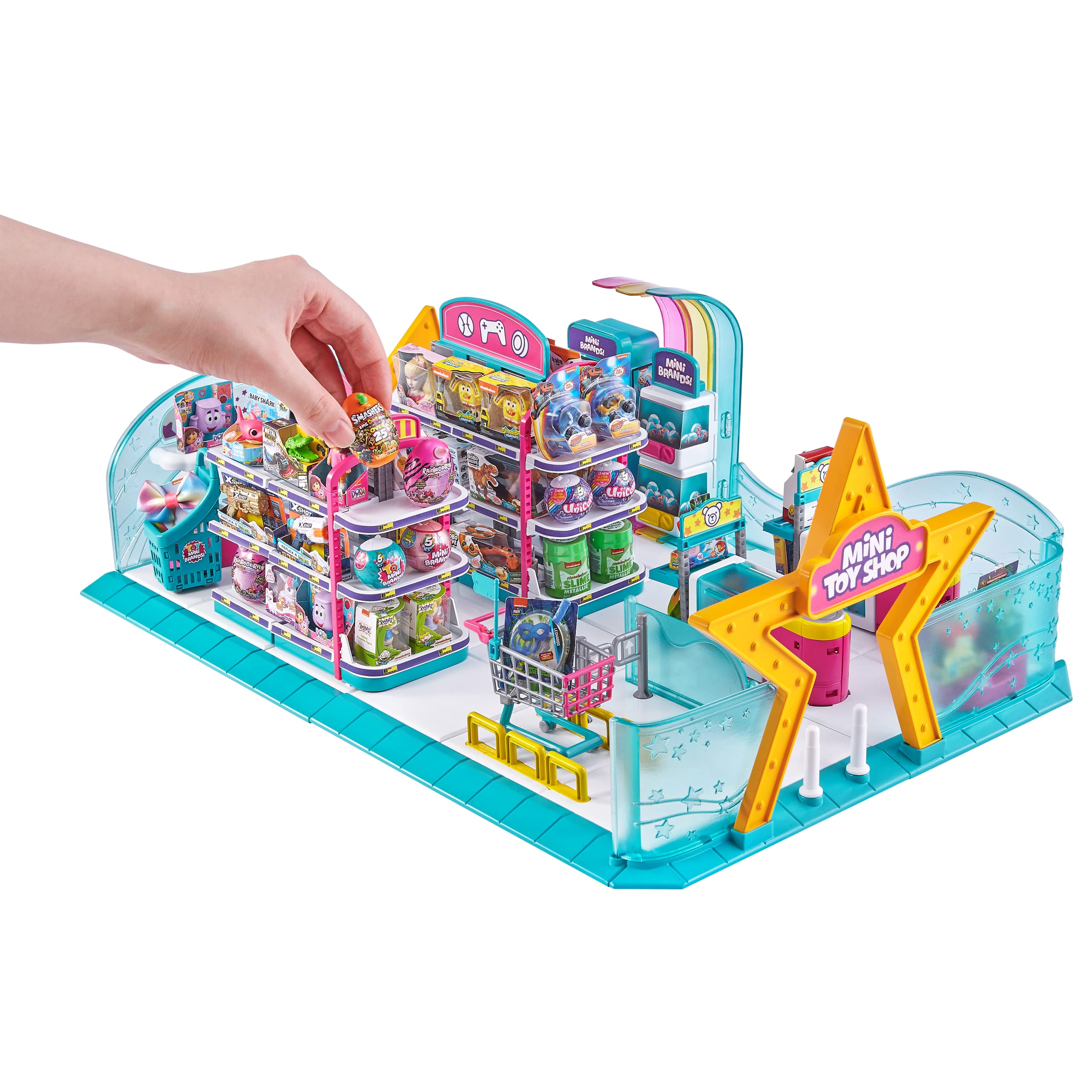 Buy 5 Surprise Toy Mini Brands Mini Toy Shop Playset Series 1 by ZURU