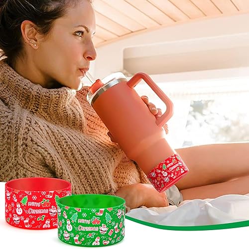 Miniatura 5 de Compatible con accesorios de copa Stanley de Navidad para vaso Stanley 30 de 40 onzas, accesorios Stanley incluyen cubierta de popote Stanley de