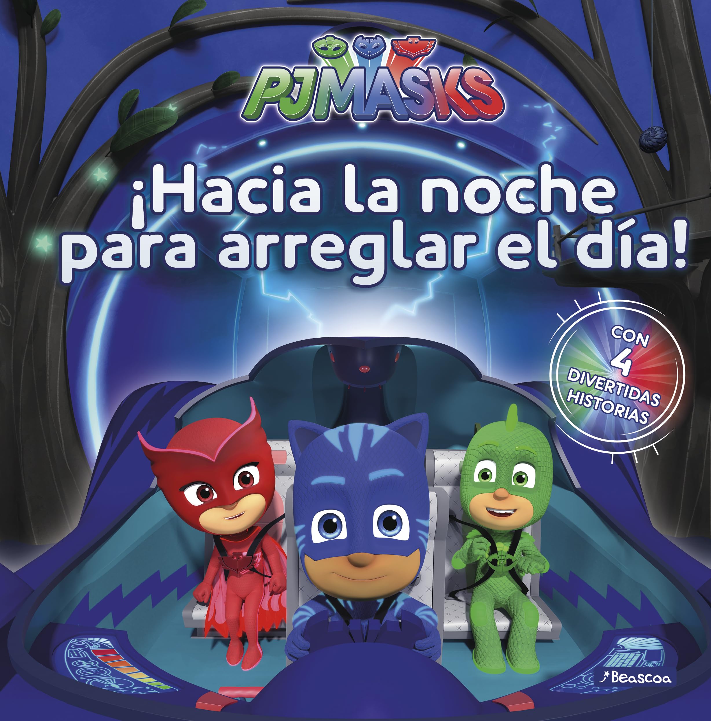 PJ Masks. Un cuento - ¡Hacia la noche para arreglar el día! (Cuentos infantiles)