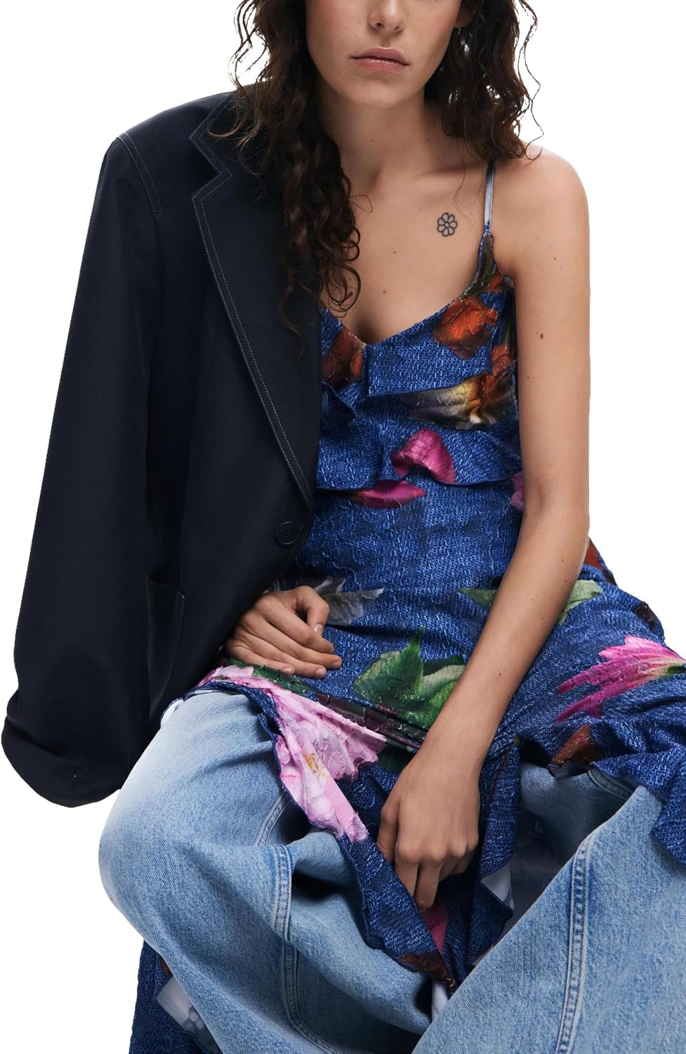 Desigual Women's Floral Midi Dress