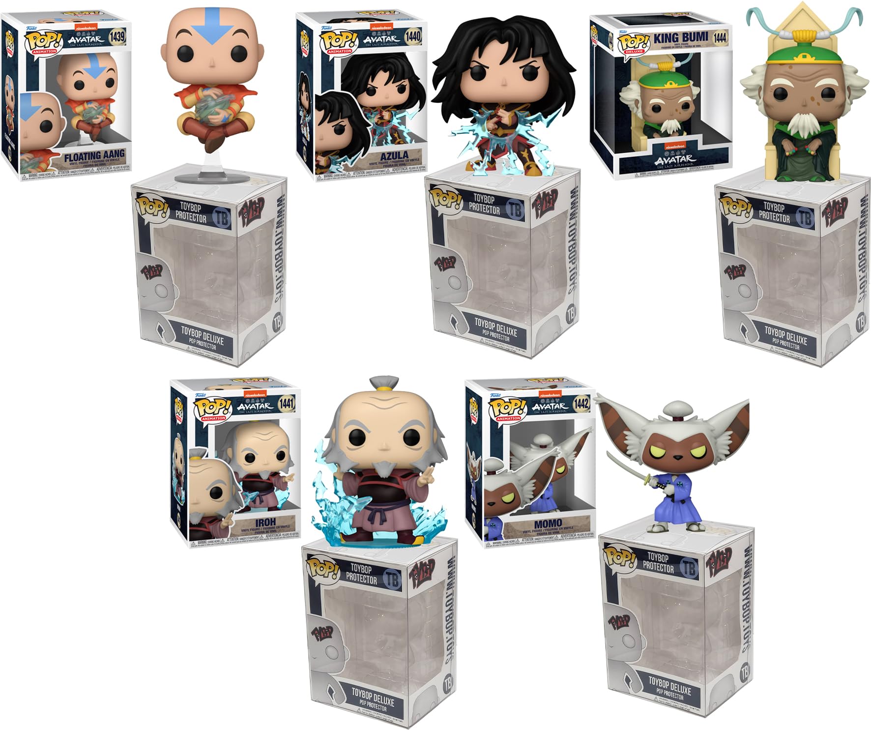funko pop エージェント オブ シールド　セット プロテクター付き Funko Pop Avatar: The Last Airbender + Protector: ATLA Pop