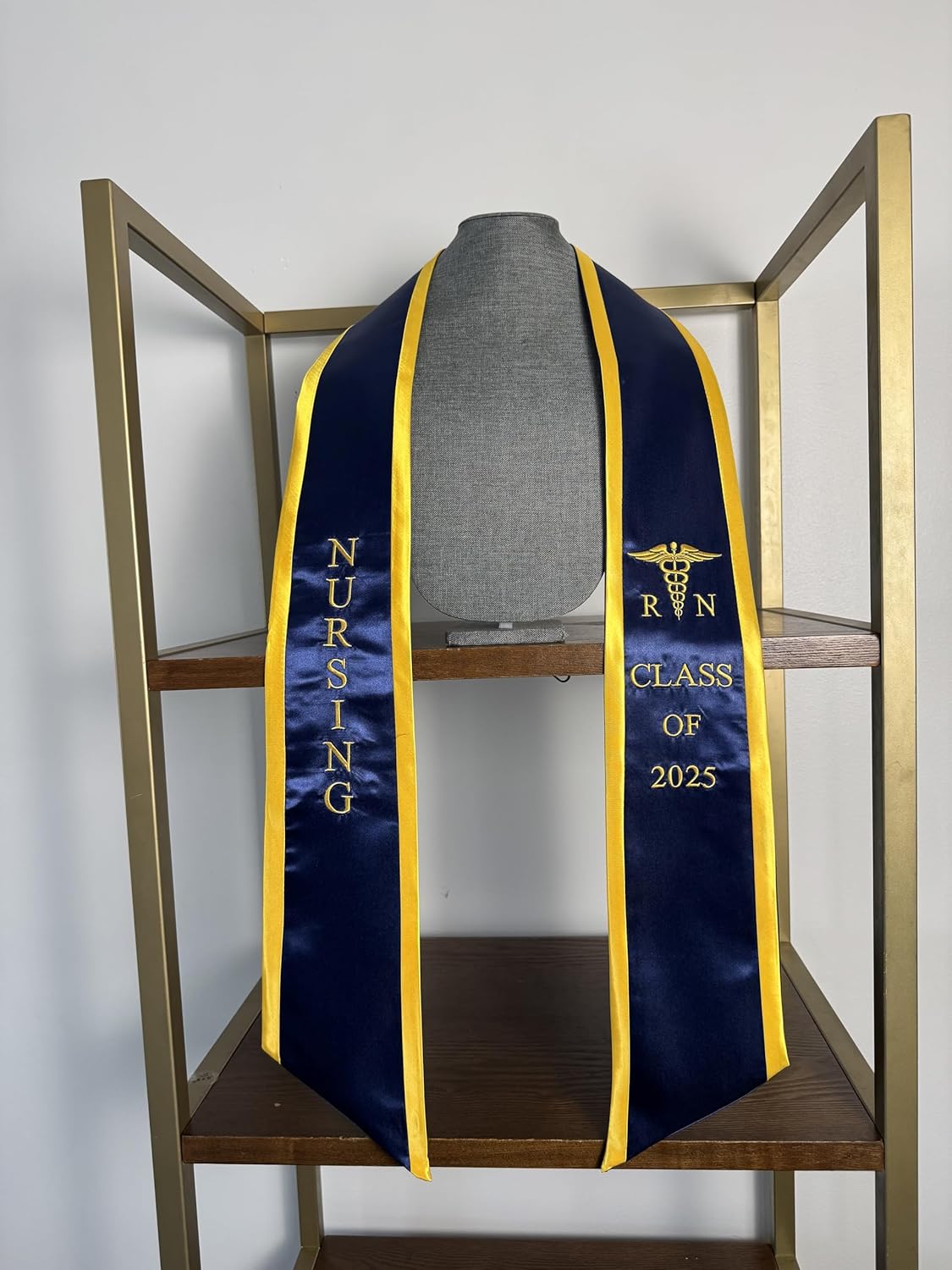 Ovaltag Nursing RN Graduation stole Class of 2025, Graduation Sash Nurses School Stoles with Medical Logo