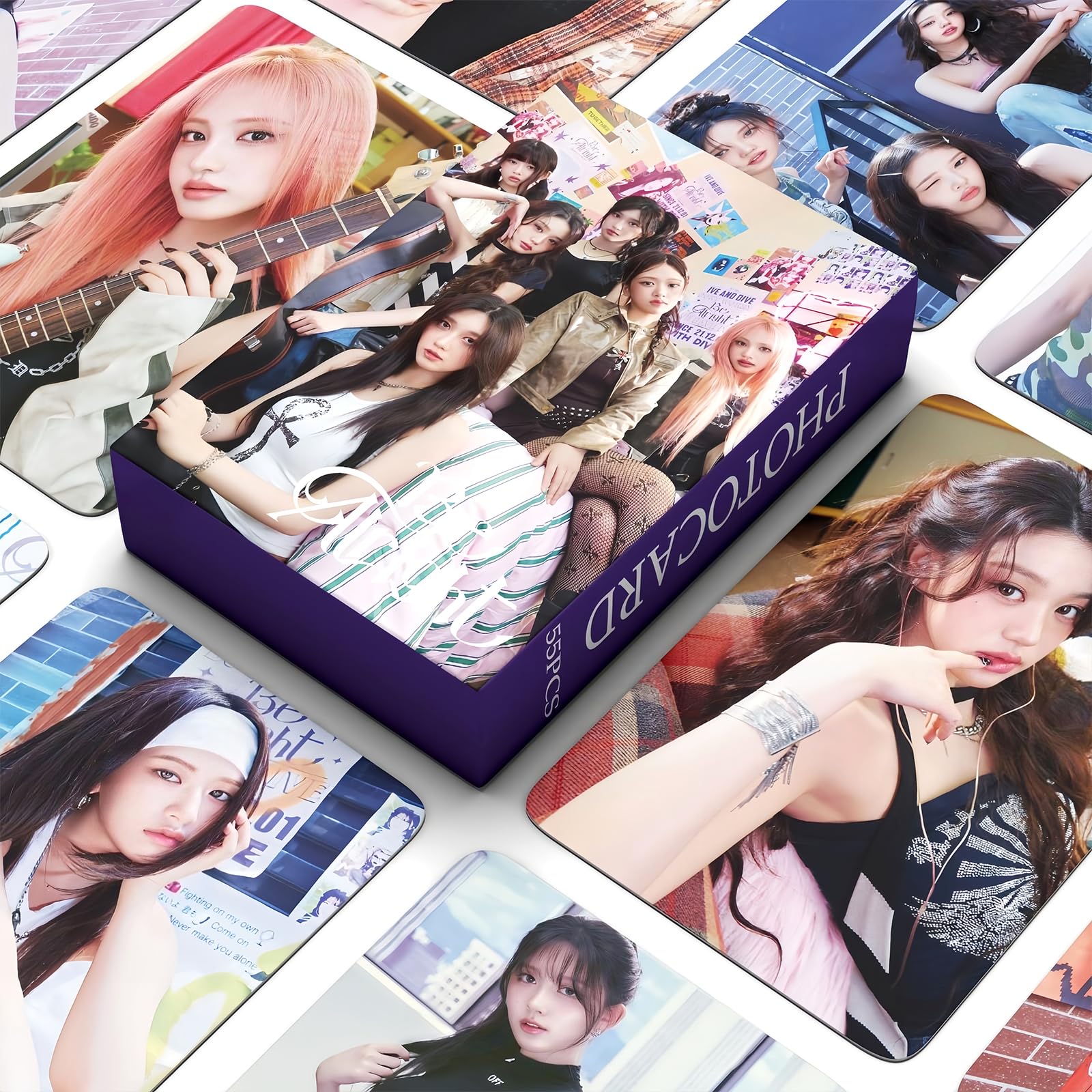 Buy IVE Photo Cards 55pcs IVE LOVE DIVE New Album LOMO Cards New Album Photocard Kpop Postcards Ive Merch Gift For Fans Daughter Buy IVE Photo Cards 55pcs IVE LOVE DIVE New Album LOMO Cards New Album Photocard Kpop Postcards Ive Merch Gift For Fans Daughter