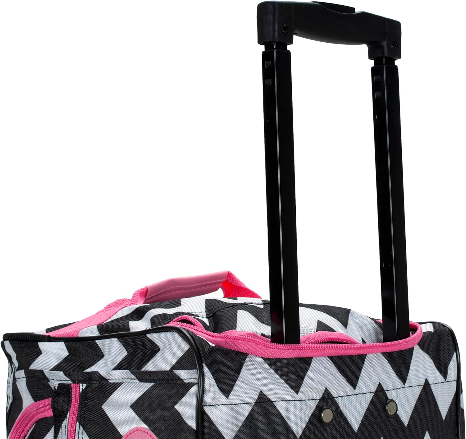 Rockland Rolling Duffel Bag, Black, 22"