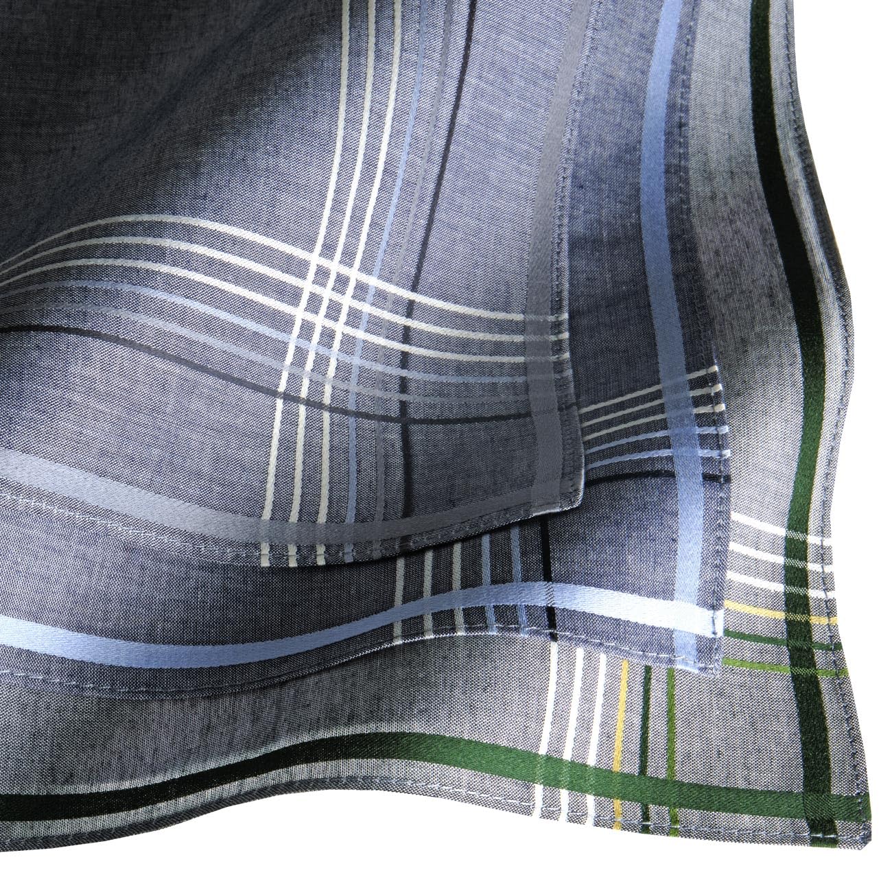 Image secondaire de Mouchoirs Premium en Coton Peigné - 3 Pièces 45x45cm - Modèle Exclusif V11919