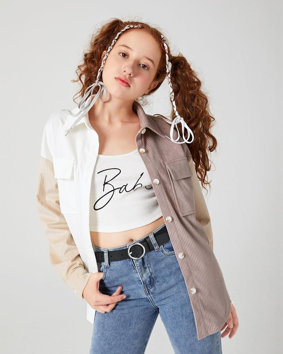 AWAYTR Kids Elastic Leather Belt - Stretch Belt for 3-16 Girls and Boys 16"-31.5" - Image 4