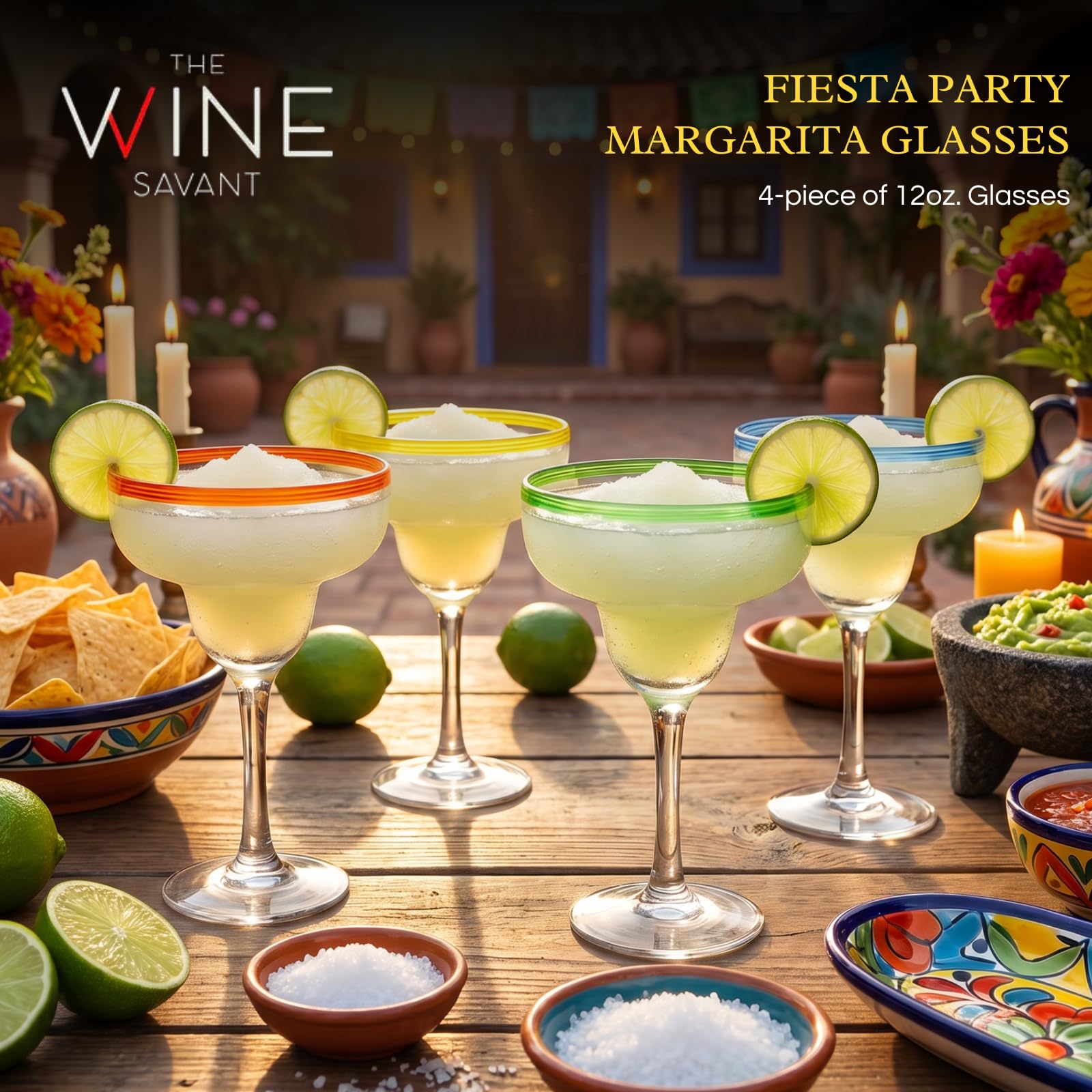 Lot de 4 verres à shot Margarita