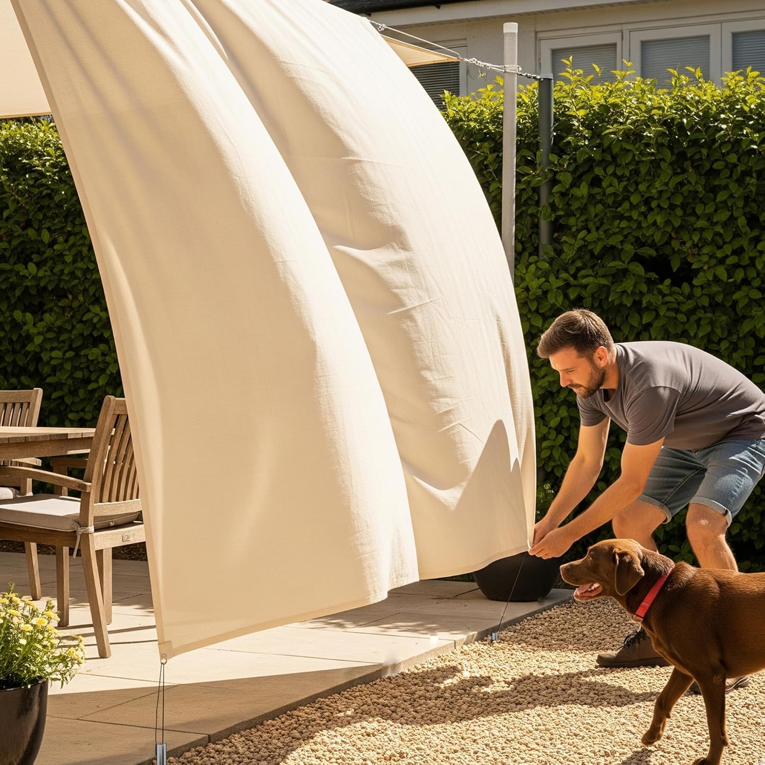 Metal Landscape Edging Stakes, 13Pcs 8Inch Galvanized Steel Garden Stakes Solid Top Curved Anchoring Spikes with Reinforcing Rib, for Corrugated Edge, Terrace Decor, Black - Image 6