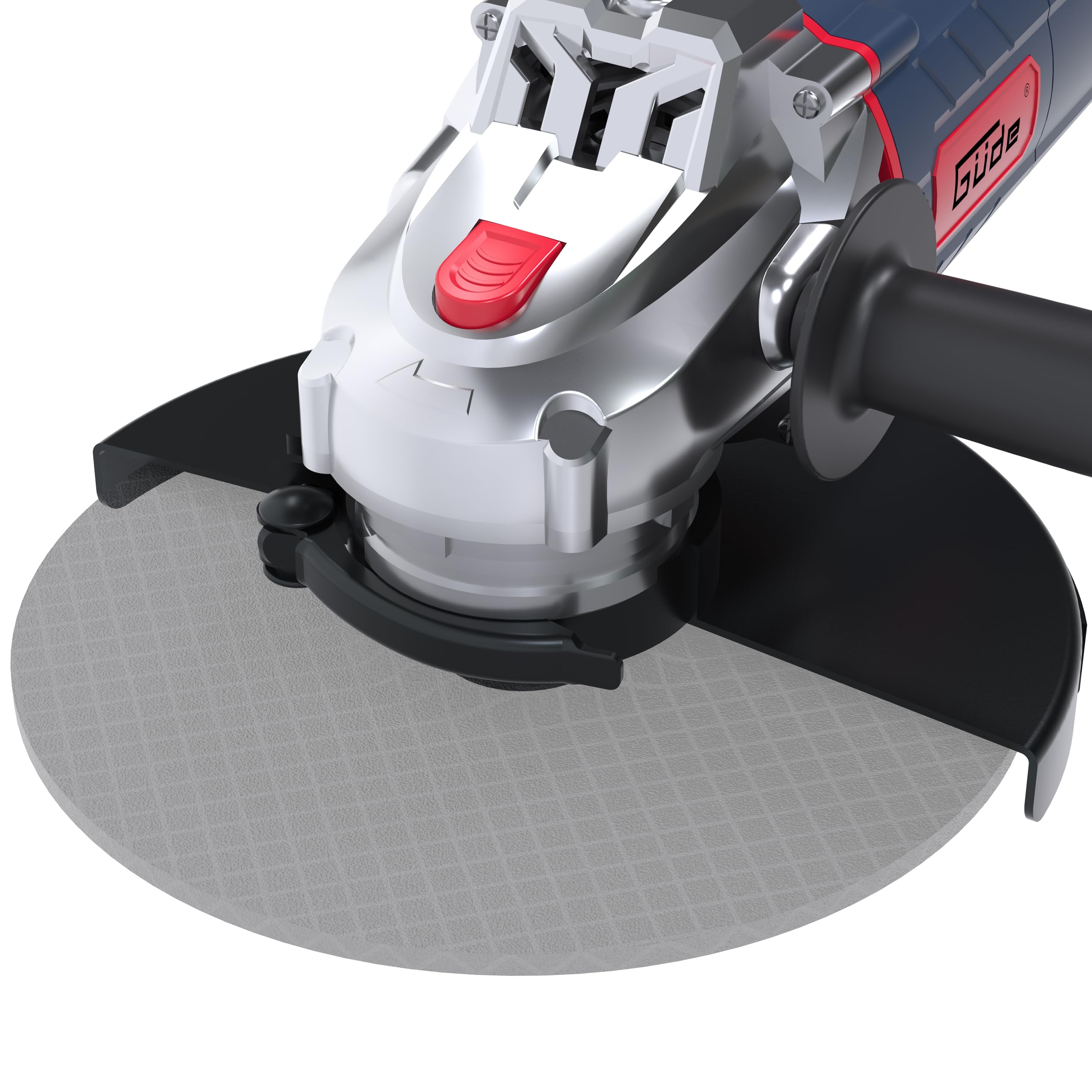 Güde Winkelschleifer WS 230-2350 R (2350 W, ø 230mm, 6500 1/min, drehbarer Handgriff (3x90°), 3-Pos. Zusatzgriff, Metallgetriebegehäuse, Spannungsanzeige, selbstabschaltende Kohlebürste, ohne Scheibe)