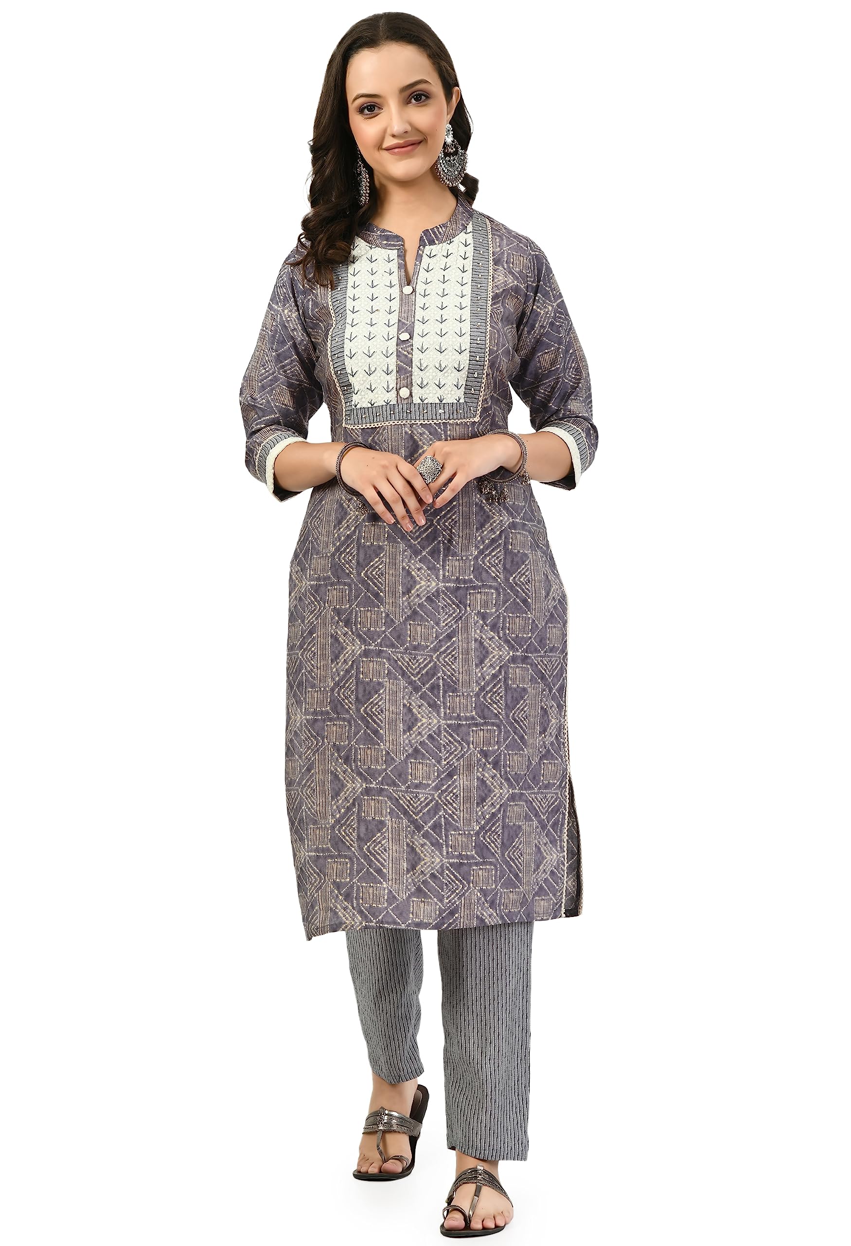 Maurya Women's Straight Printed Kurta & Pant with Dupatta
