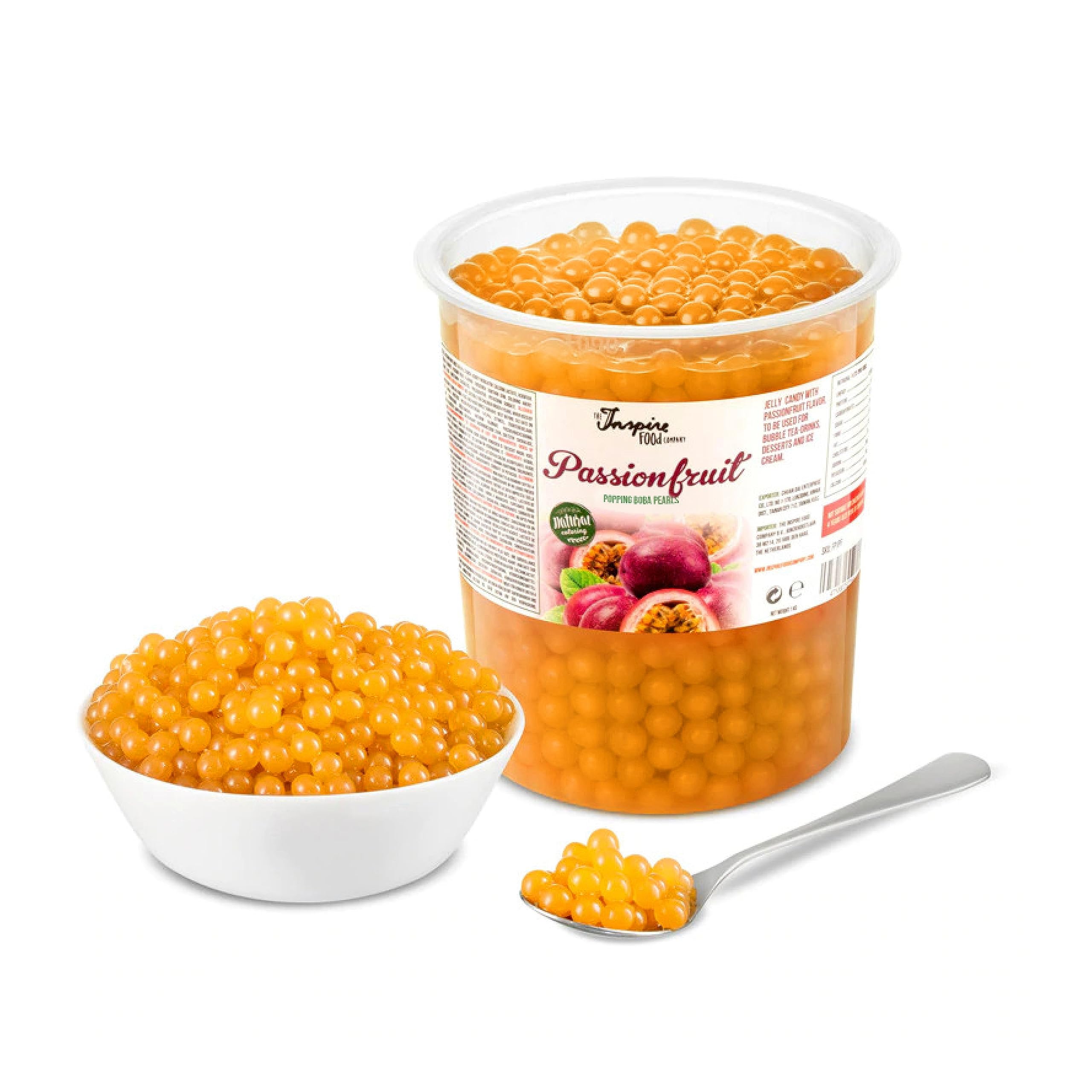 Buy INSPIRE FOOD Popping Boba Pearls for Bubble Tea 1 KG