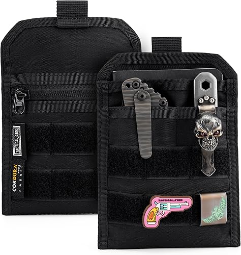 TACTICAL GEEK EXT3 - Bolsa EDC ligera, bolsillo organizador ligero, bolsa de nailon portátil con bolsillo independiente para herramientas multiusos