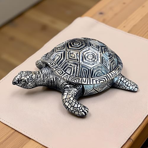 Vista 6 de Modern Sea Turtle Decor Sculpture, Coastal Beach Decorations, Resin Statue, Decorations Applicable Home, Living Room, Bedroom, Office Desk Indoor
