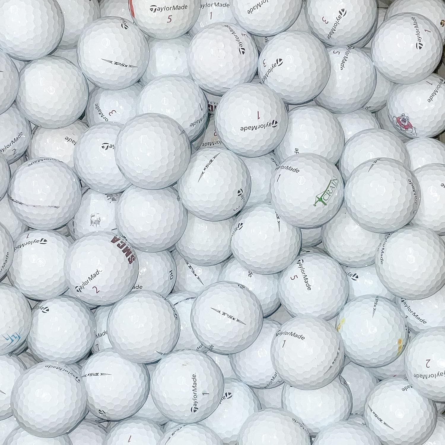 24 Near Mint Recycled TP5X Golf Balls (White)