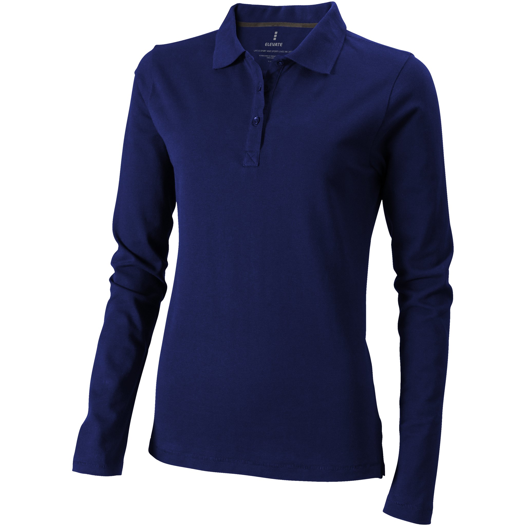 Elevate Polo Oakville a Manica Lunga da Donna Navy