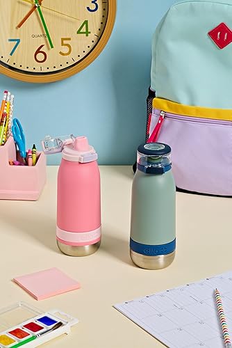 Miniatura 10 de Ello Emma Vacuum Insulated Stainless Steel Kids Water Bottle with Straw