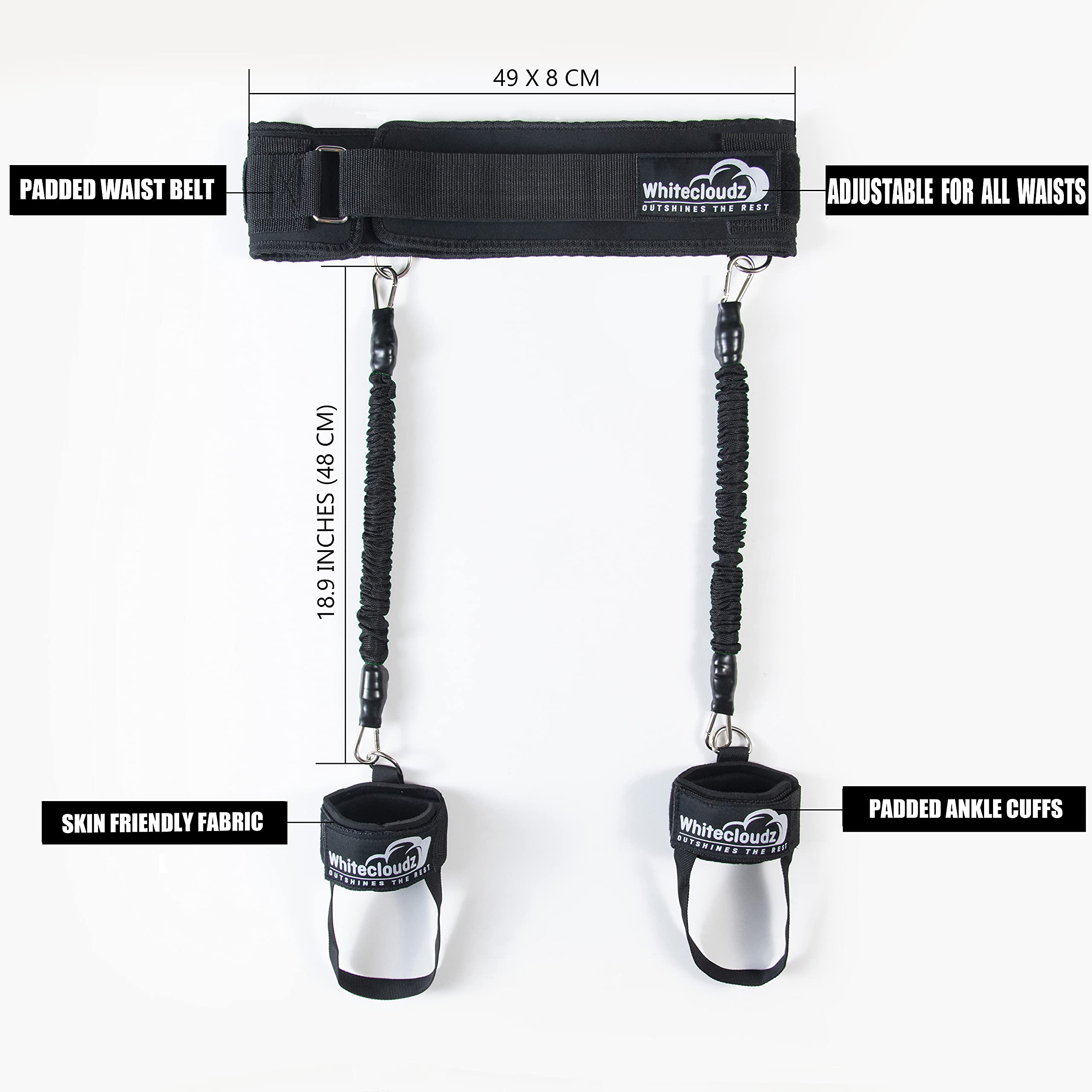 WHITECLOUDZ Vertical Jump Trainer Professional Leg