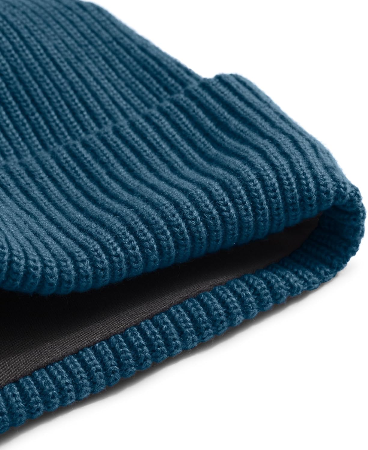 The North Face Salty Dog Lined Beanie - Cuffed Winter Hat for Men & Women, Soft Moisture-Wicking Fabric, 2 Fit Options, Shady Blue, One Size