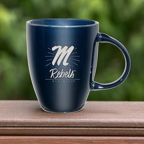 Vista 142 de Rico Industries NCAA - Taza de cerámica con grabado láser, 18 onzas, café y té