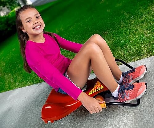 Miniatura 2 de El patín original de Roller Racer Flying Turtle para sentarse, alimentado por niños, sin motor, sin pedales, sin baterías, potencia por movimiento