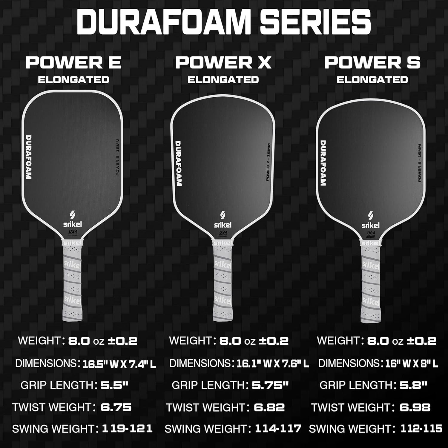 DuraFoam Pickleball Paddle – T700 Carbon Fiber Professional Pickleball Paddle,100% Foam Core Racket for Consistent Shots,Power & Control - Image 6