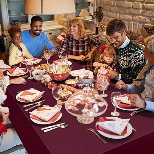 Miniatura 5 de 12 manteles de plástico desechables de colores surtidos, manteles rectangulares de plástico desechables para Halloween, Día de Acción de Gracias,