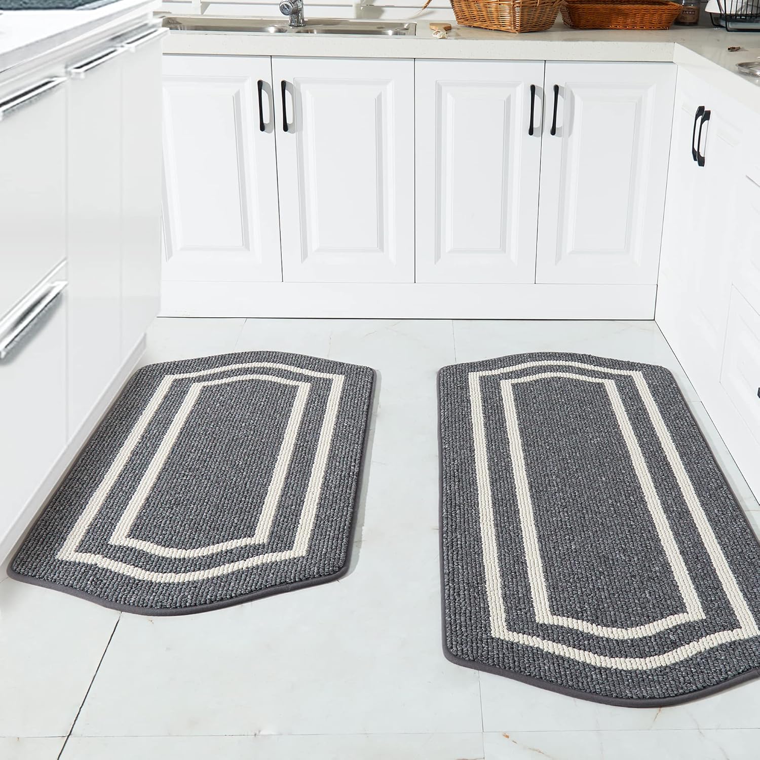 COSY HOMEER Long Kitchen Floor Mats for in Front of Sink