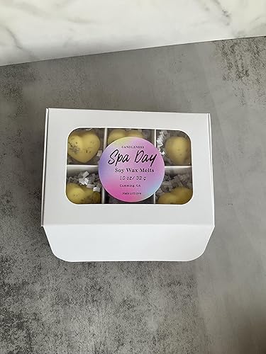 Miniatura 2 de Spa Day Candleness Wax Melt - Spa Fragrance  Strong Aroma  Long Lasting  Soy Wax Hearts for Wax Warmer  Made in America  Plant Based Soy