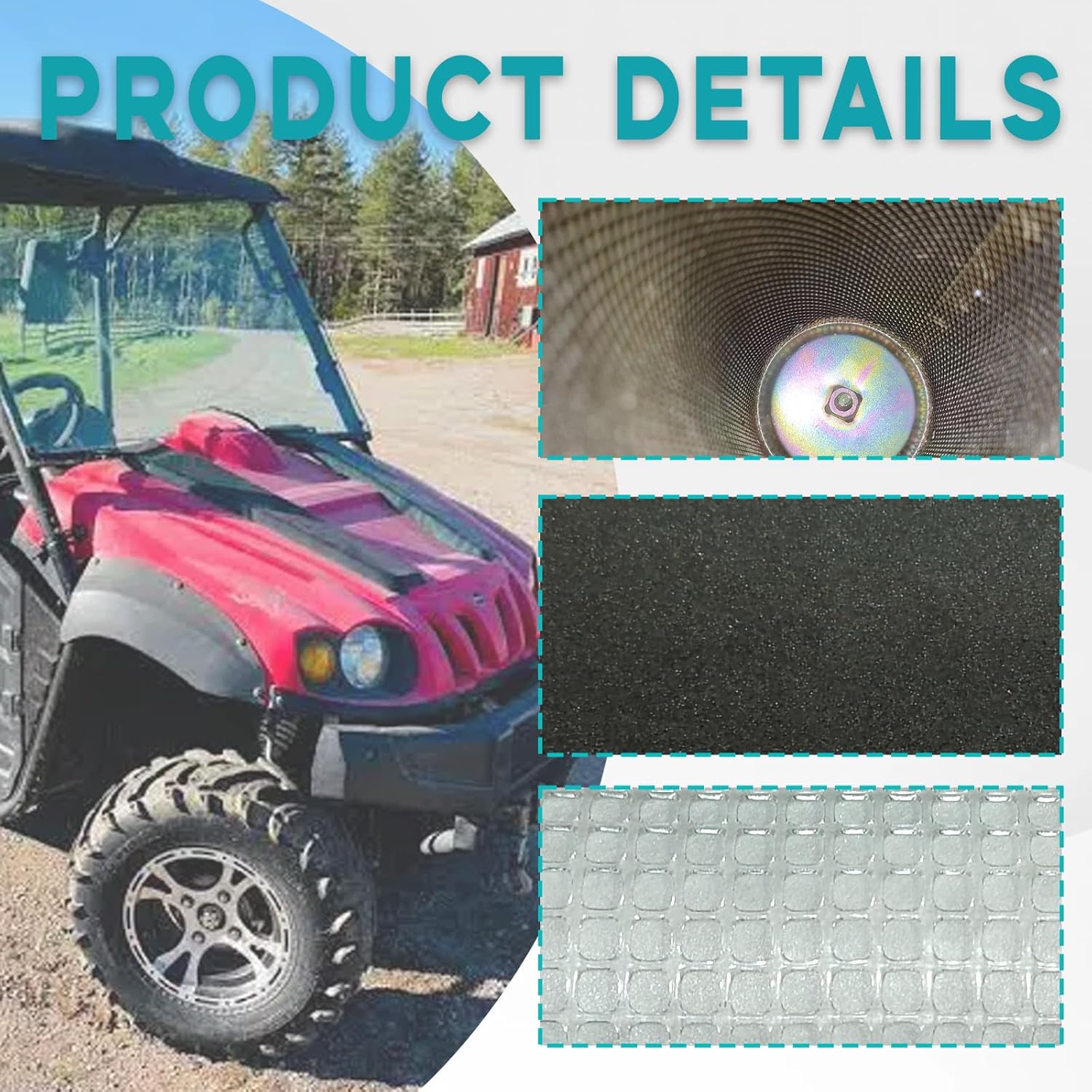 QYMOTO Axis 500 Air Filter High-Performance Compatible with Hisun 500 700 UTV,Axis 500 700,Co-leman UT500,Msu500 700,Challenger 500 Accessories