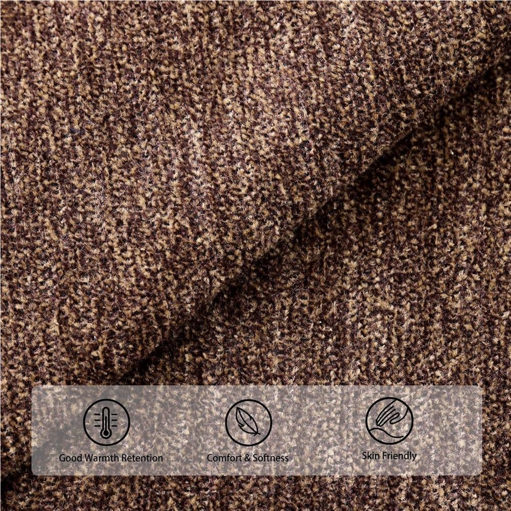 Electric Lift Recliner Chair with Heat and Massage Power Recliner Sofa with Extended Footrest Side Pockets and Remote Control Adjustable Easy Stand Up Living Room Chair