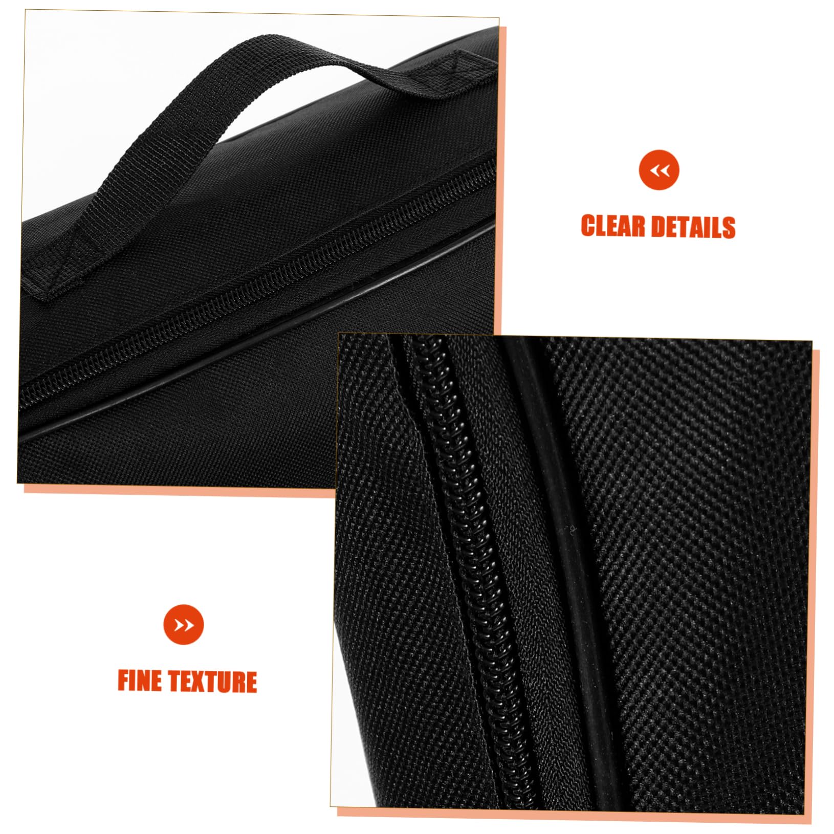 Bolsa Organizadora para Cargadores Ev Portátil de Tela Oxford Negra Protección y Resistencia para Uso Diario y Maletero de Coche