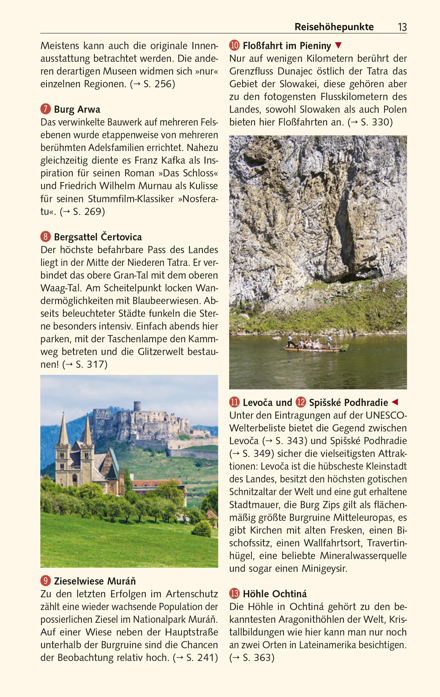 TRESCHER Reiseführer Slowakei: Unterwegs zwischen Donau und Beskiden. Mit Bratislava, Kleinen Karpaten, Hoher Tatra und Donautiefland